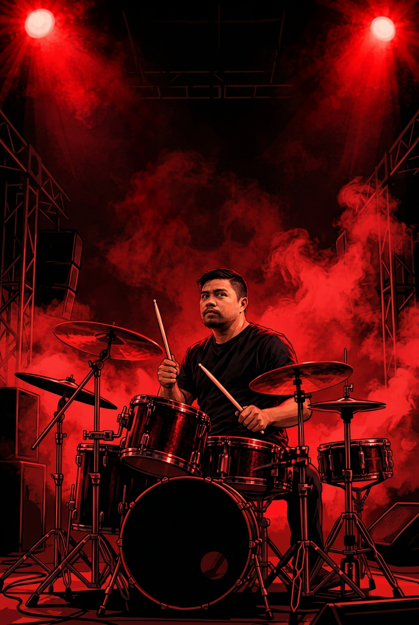 John Dayao — Drums & backing vocals